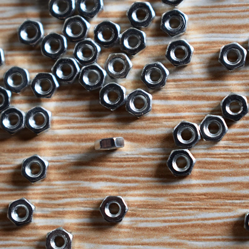 

500pcs diy parts M2 fasteners hexagon head nuts/toys accessories technology model parts/rc car robot aircraft fpv tamiya parts