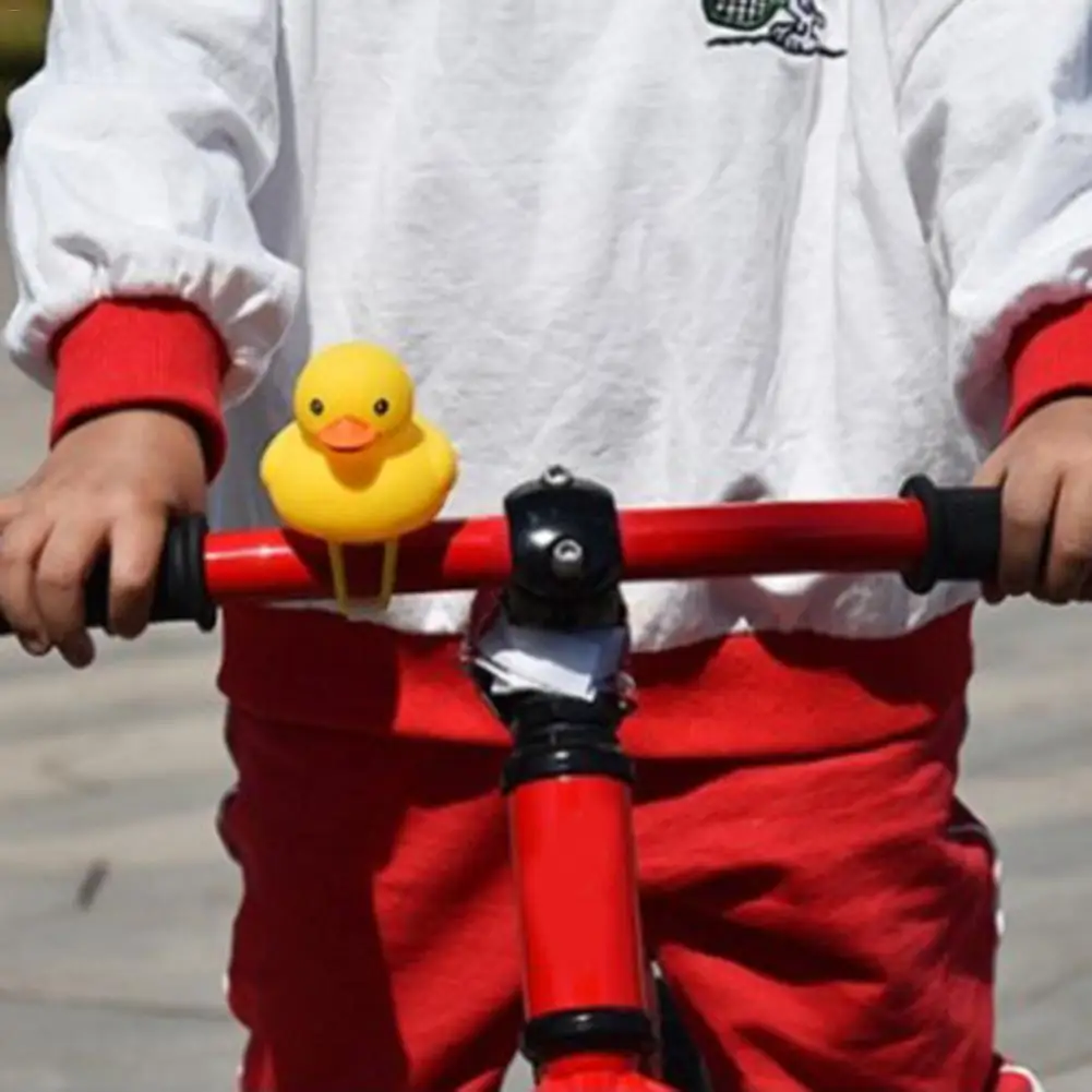 Sale Bicycle Light Bicycle Duck Bell Motorcycle Little Yellow Duck Wearing Helmet Children With Hard Hat Horn Light 5