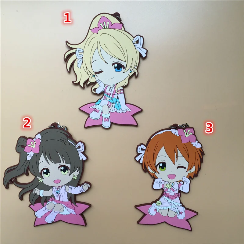12 см длина Япония оригинальный Love Live! Lovelive! Розовый цветок версия резиновый