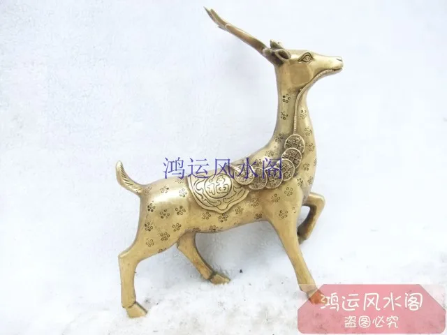 

Bronze statue copper Brass sika deer decoration sika deer