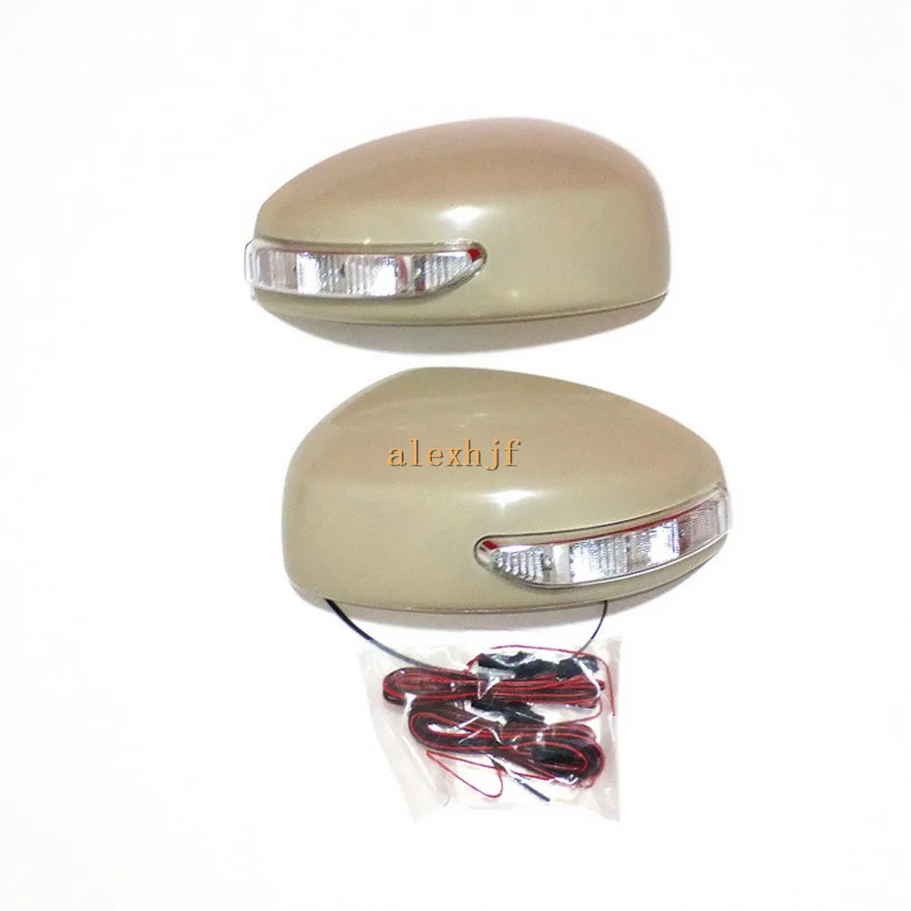 

LED Rear-view Mirror Lights With Cover Case for Nissan Slyphy C25, Infiniti M35, Fuga 2005~ON, Yellow LED Turn Signals Light