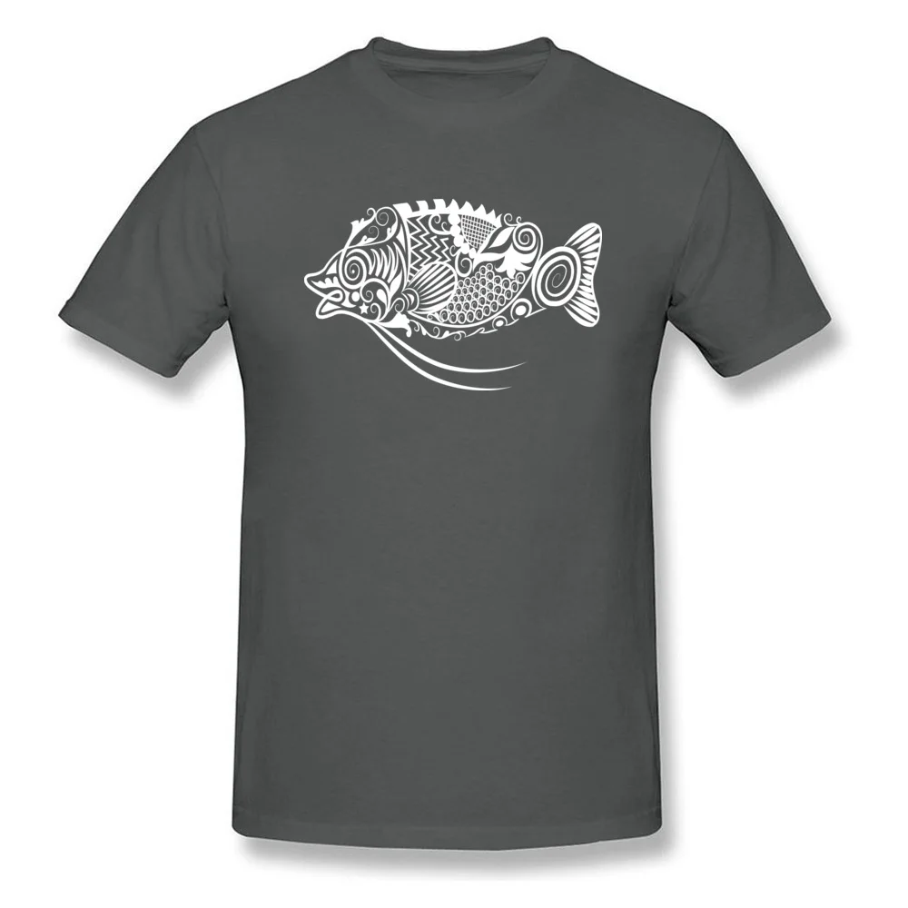 2018 Discount Student T Shirts Fish pattern Family Tops Shirt Pure Cotton Short Sleeve Gift T-Shirt Crew Neck Wholesale Fish pattern carbon