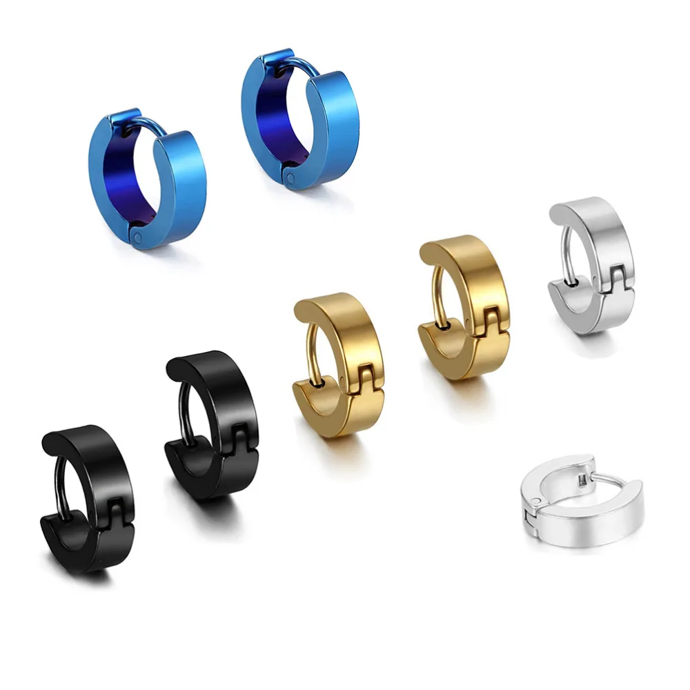 Retail 1.2mm Earrings 316L Stainless Steel Ear Stud Body Piercing