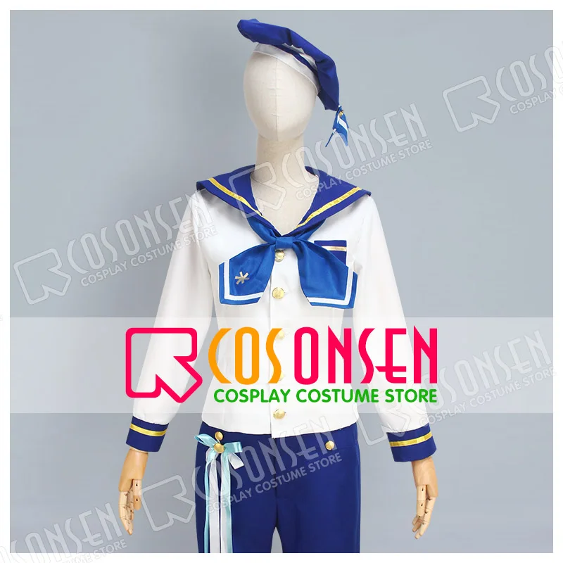 Косплей ONSEN Ensemble Stars rabits Nazuna Nito Tomoya Mashiro Hajime shino Mitsuru Tenma костюм моряка для маскарада
