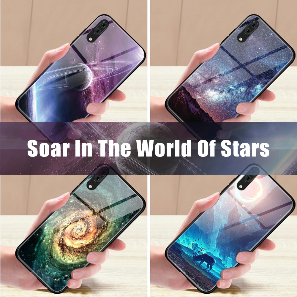 Funda para teléfono de vidrio TOMKAS para iPhone X 7 8 10 6 s XS Star Space funda para iPhone 8 7 6 6 s Plus X funda de lujo funda de silicona 6