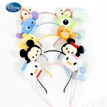 

Disney Beauty Mickey Minnie Mouse headband Festive party headdress Stich Ear hair buckle kids gift