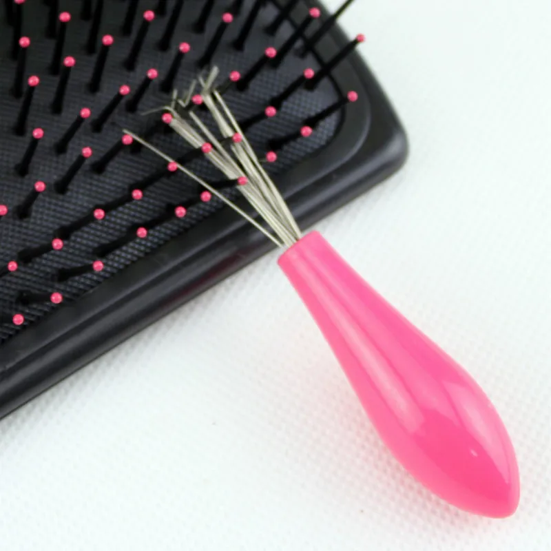 Горячая Расческа Щетка для волос очиститель Чистый Макияж встроенный пластиковый очиститель расчески инструмент