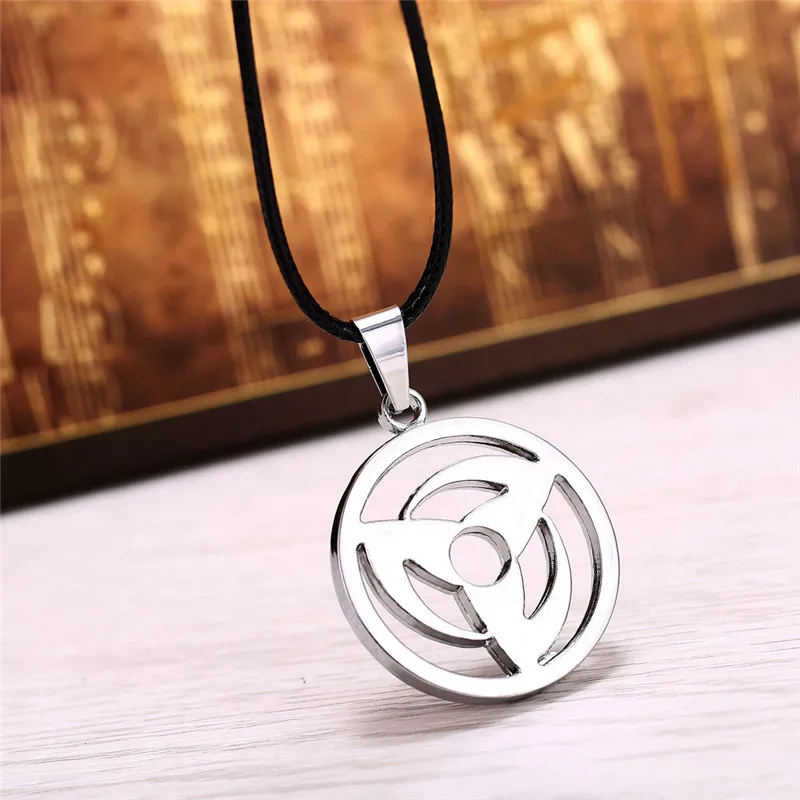 Аниме подвеска в виде Наруто Uchiha Obito Kakashi Mangekyou ожерельлье Шаринган Косплей