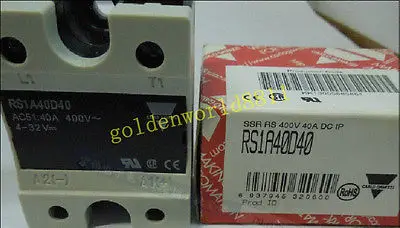 

DHL/EMS 2 LOTS NEW CARLO GAVAZZI Solid State Relays RS1A40D40 for industry use -A1