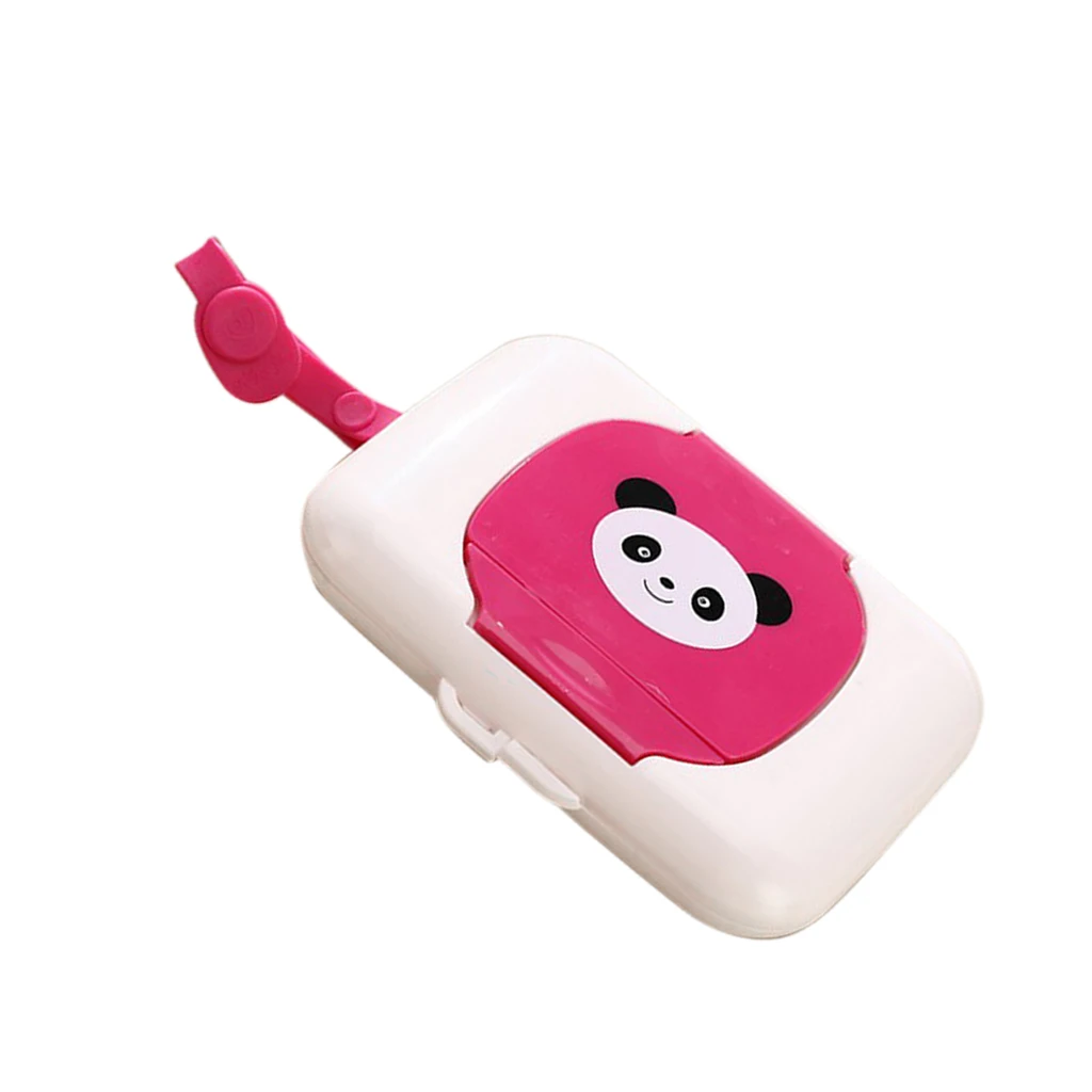 Home Bath Car Travel Wet Tissues Plastic Dry Wipes Case Baby Wipe Press Pop up Tissue Dispenser Holder Box