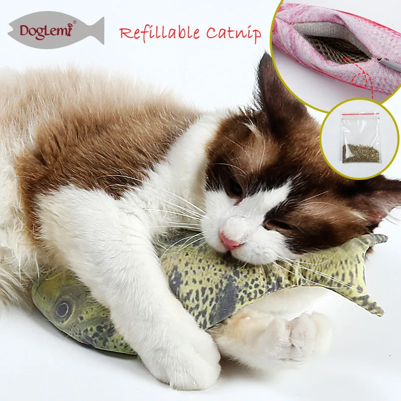 Doglemi наполнитель кошачья мята игрушки Моделирование плюшевая рыба кошка игрушки интерактивные жевательные игрушки для кошки/котенка