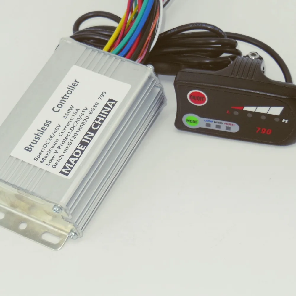Top GREENTIME High Quality 36V 48V 350W E-bike Brushless Motor 790 Controller BLDC Motor Driver+790LED display 1