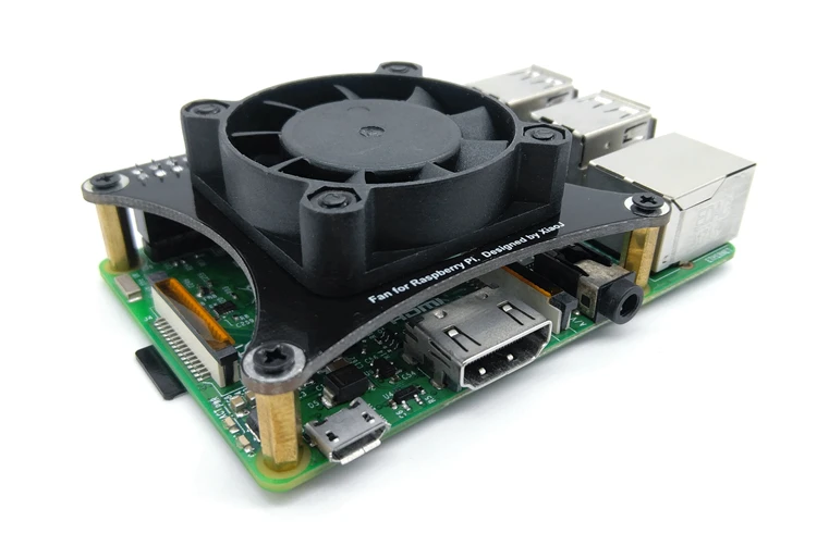 Малиновый пирог Raspberry PI немой вентилятор охлаждения пластина ветер Скорость ШИМ управляемой
