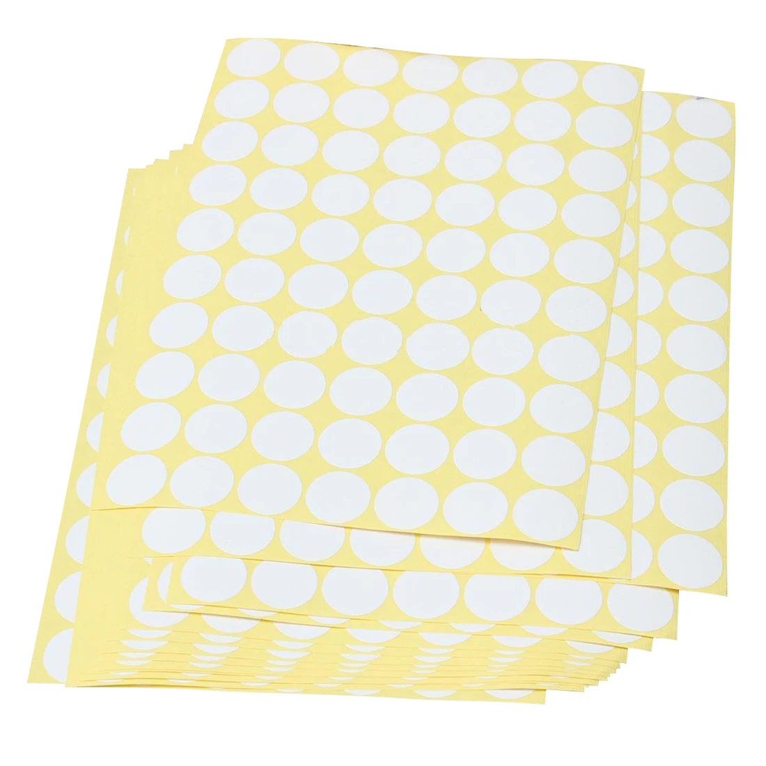 19 мм круги круглые кодовые наклейки самоклеющиеся липкие этикетки белые для детей - Цвет: White