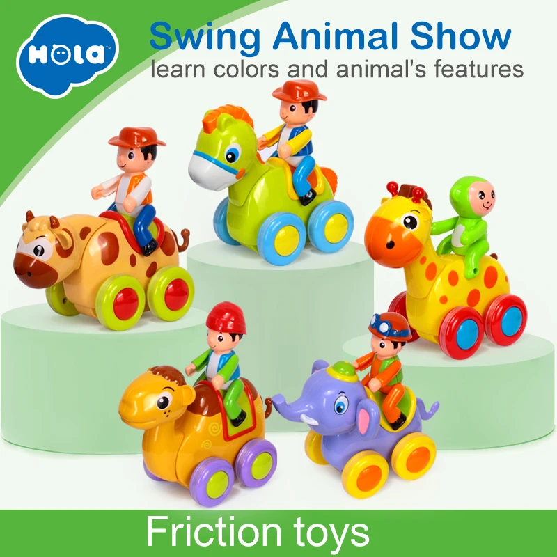 Educational Toy Toddler Toys Vehicles Friction Powered Cars Cartoon Push Toy Wind Up Chain