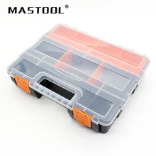 Прозрачный чехол для инструментов, электронные пластиковые детали, комбинированный большой ящик для инструментов, винтовые контейнеры, коробка для хранения