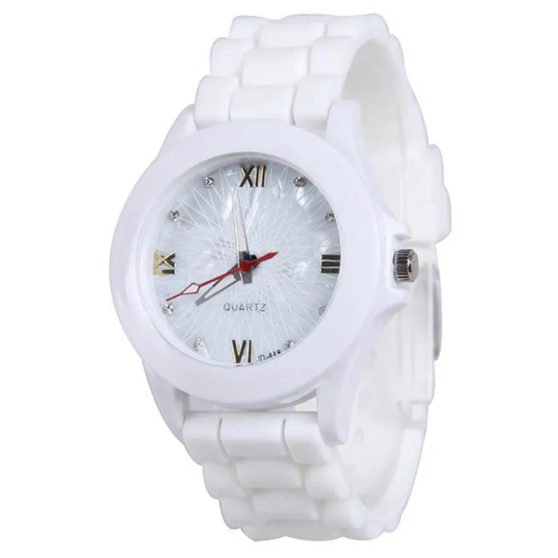 Women's watches casual watches Silicone Rubber Jelly Gel Quartz Casual Sports Wrist Watch clock Relogio feminino M03 (10)