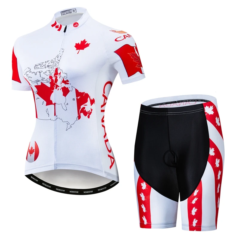Комплект велосипедной одежды Weimostar для команды Летняя женская одежда велоспорта