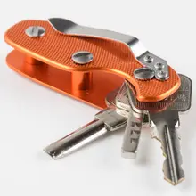 2018 Outdoor Portable Smart Aluminum Key Holder Organizer Clip Folder Key Ring Key-Chain Case Pocket Mini Tools 522