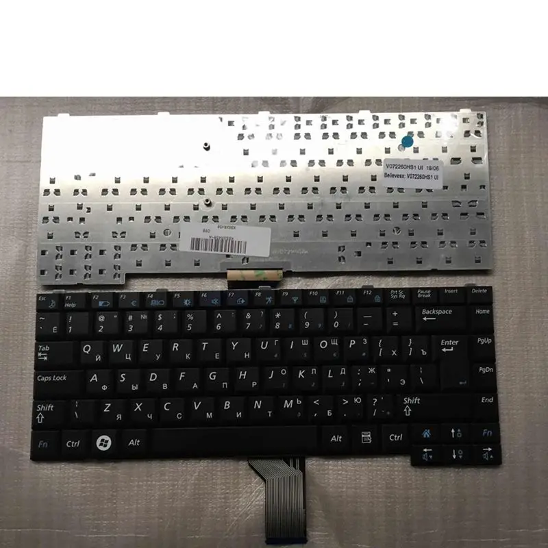 Russian laptop Keyboard SAMSUNG NP- R60 R70 R510 R560 P510 P560 RU Black CNBA5902295 V072260AS1 BA59-02295C laptop keyboard