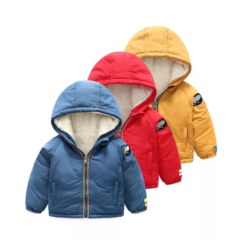 Children Casual Coat Baby boys winter Coats long sleeve coat warm Baby