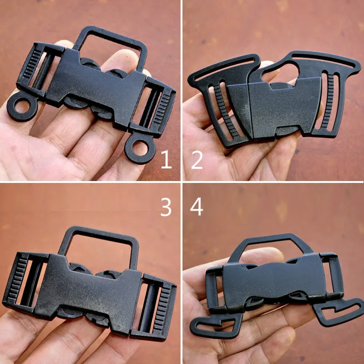 

4 Kinds 5pcs Baby 5-Point Belt Lock Clip Hook Stroller Safe Harness Strap Plastic Buckle For 25mm 40mm Shoulder Under Webbing