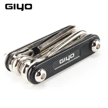 GIYO 11 в 1 Многофункциональный набор инструментов для ремонта велосипеда, шестигранная спица, велосипедная отвертка, инструмент для горного велоспорта, инструмент для ремонта велосипеда
