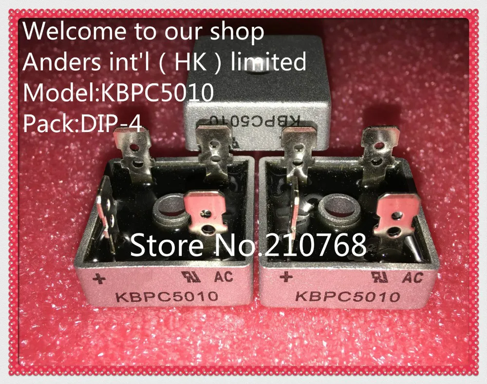 DIODE pont GPP 50A 5010 V KBPC5010 1000, 2 pièces/lot | AliExpress