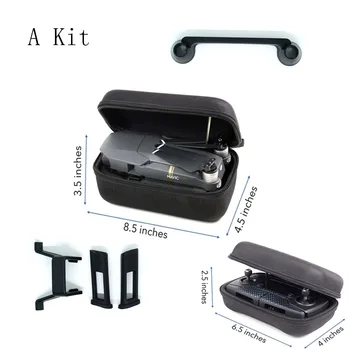 

For DJI Mavic Pro Accessories Kit Remote Control Joystick Drone Body Bag Gimbal Camera Lens Hood Case Buckle