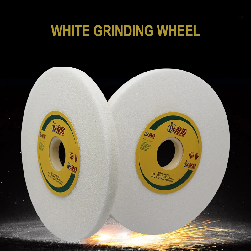 White Grinding Wheel for Surface Grinding Machine M618 White Alundum Grinding Wheel Size 180*12