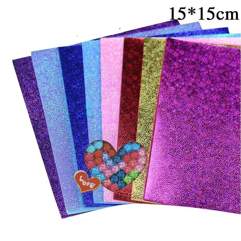 Buy High Quality 80 Sheets 15x15cm Multi Color Glitter