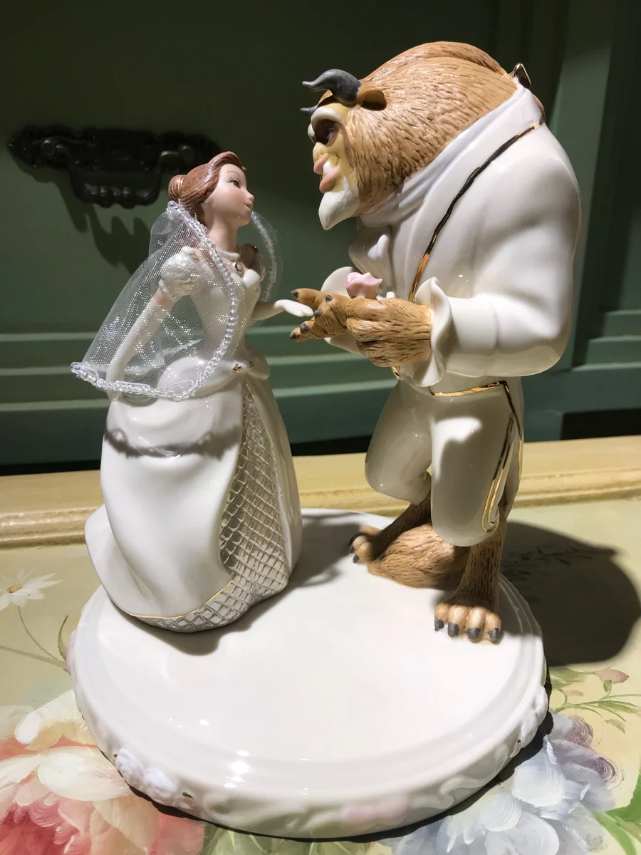 

American Gilt Beauty And Beasts Ceramic Limited Edition Sculpture Romantic Love Story Figures Ornaments Wedding Gifts