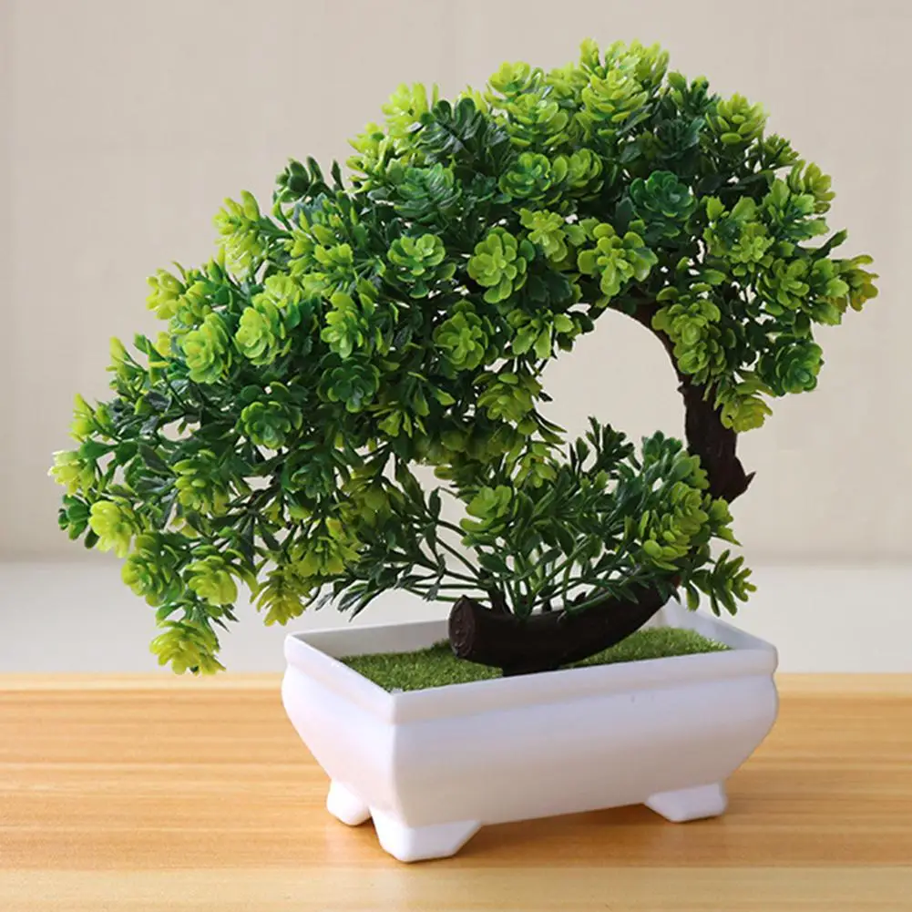 

Artificial Potted Plant Colors Tree for Home Dining-table Office Decoration