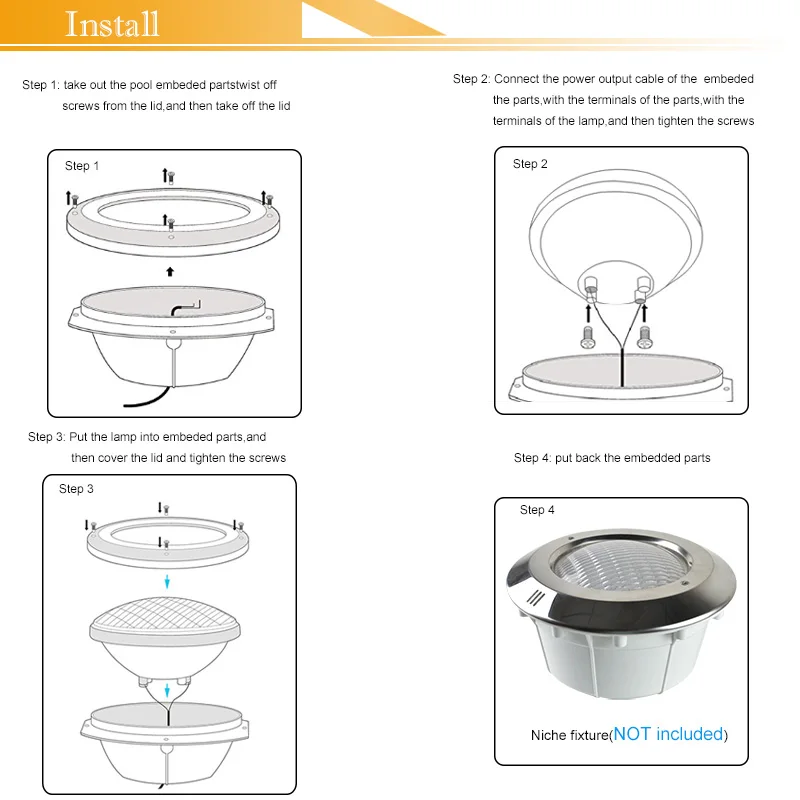 Luces subacuáticas IP68 llevó Piscina Par56 Piscina RGB luz 12 V fuente bombilla 24 W con Wireless 18 clave envío libre del telecontrol Luces subacuáticas IP68 llevó Piscina Par56 Piscina RGB luz 12 V fuente bombilla 24 W con Wireless 18 clave envío libre del telecontrol