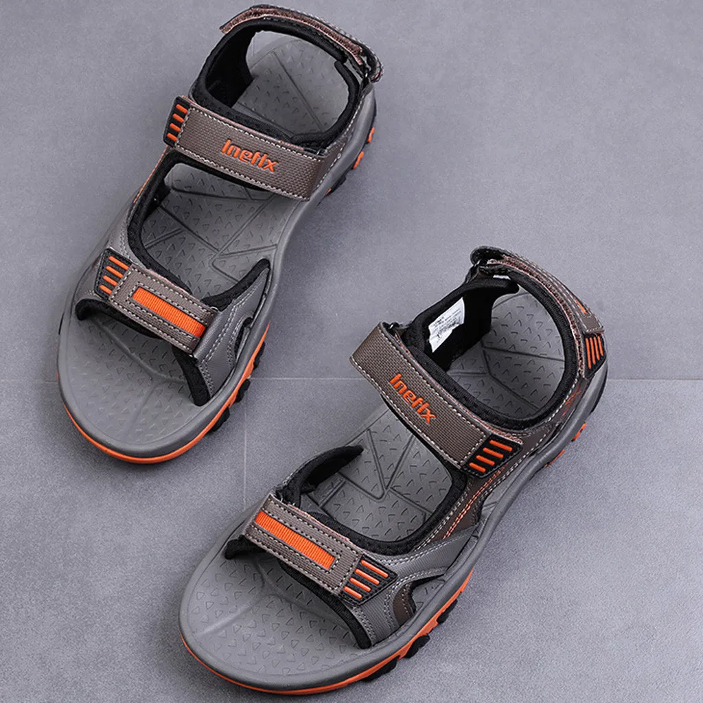 SAGACE/модные мужские сандалии летние открытые дышащие Нескользящие пляжные повседневные сандалии высокого качества, новинка года