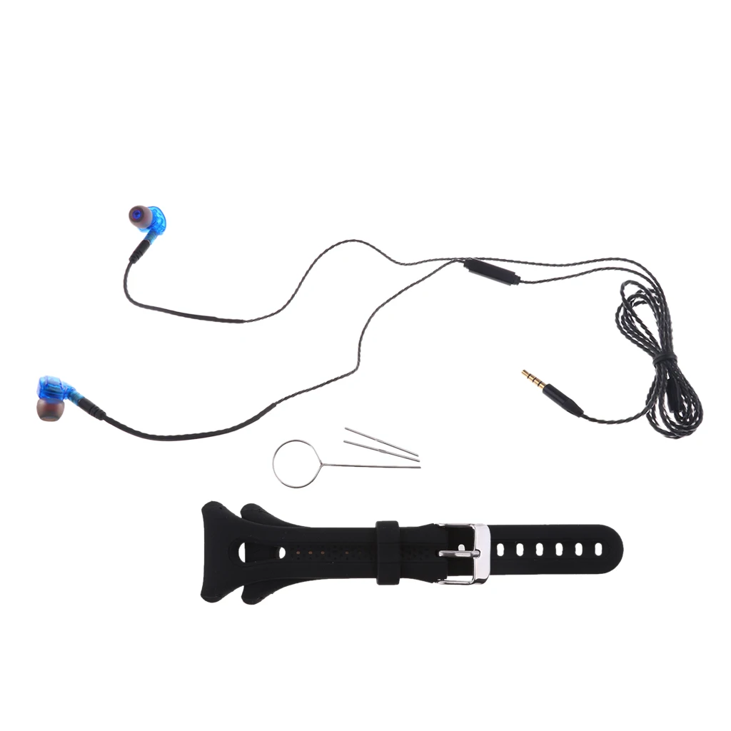 

Headphone with Detachable Cable+Watch Band Strap for Forerunner 10/15
