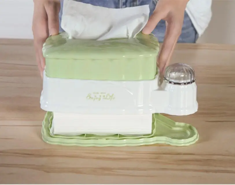 3 цвета Multi-function flex style Tissue настольная коробка для хранения коробка гостиная стол салфетка лоток с держателем зубочисток