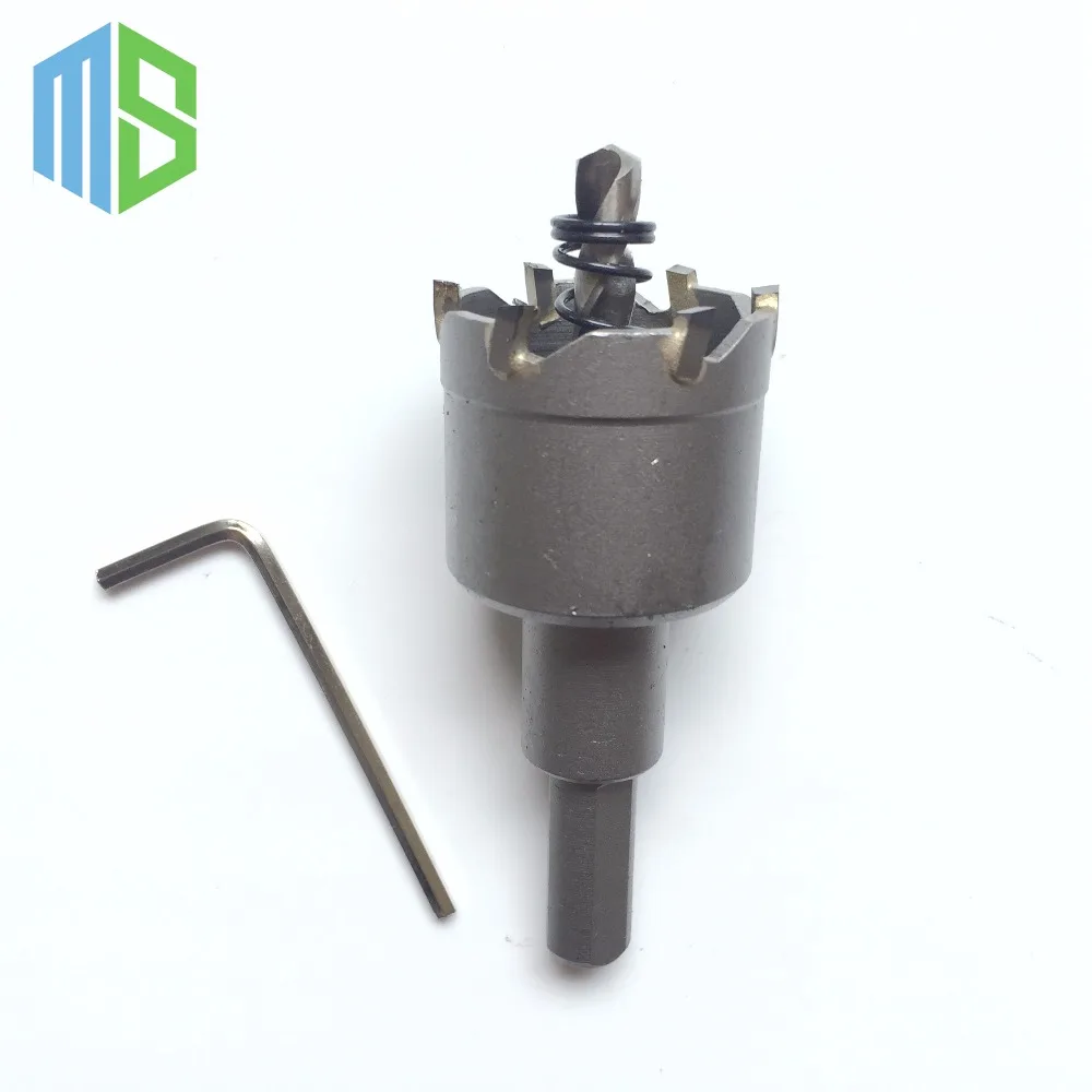 32mm Metalworking tungsten Carbide Tip Drill Bit TCT Hole Saw Set for Stainless Steel Metal