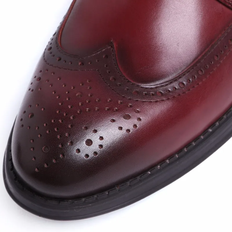 Pjcmg мода весна/осень острый носок черный/красный Кружево-Up Туфли без каблуков круглый носок Пояса из натуральной кожи Обувь шнурованная для