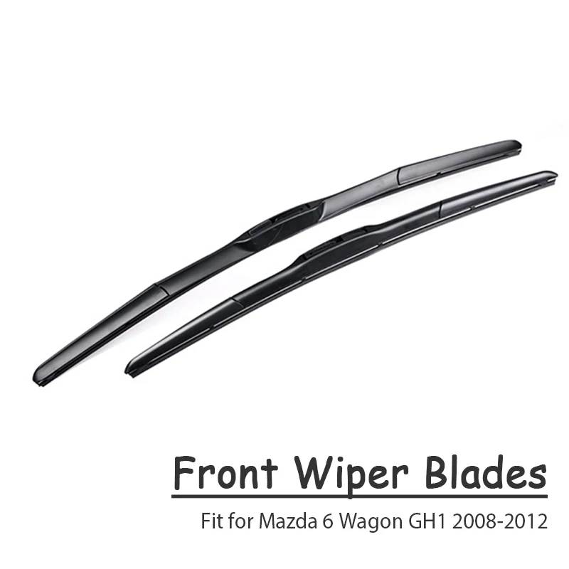 6Wagon GH1 2008-2012 BOOMBLOCK 2 шт. высококачественные дворники лобового стекла лезвия для 2002- Mazda 6 аксессуары - Цвет: 6Wagon GH1 2008-2012