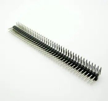 

10PCS 2*40PIN double Row Male Pin Header Right Angle 2X40PIN 2.54MM 40 PIN Connector 40pin strip 2*40p