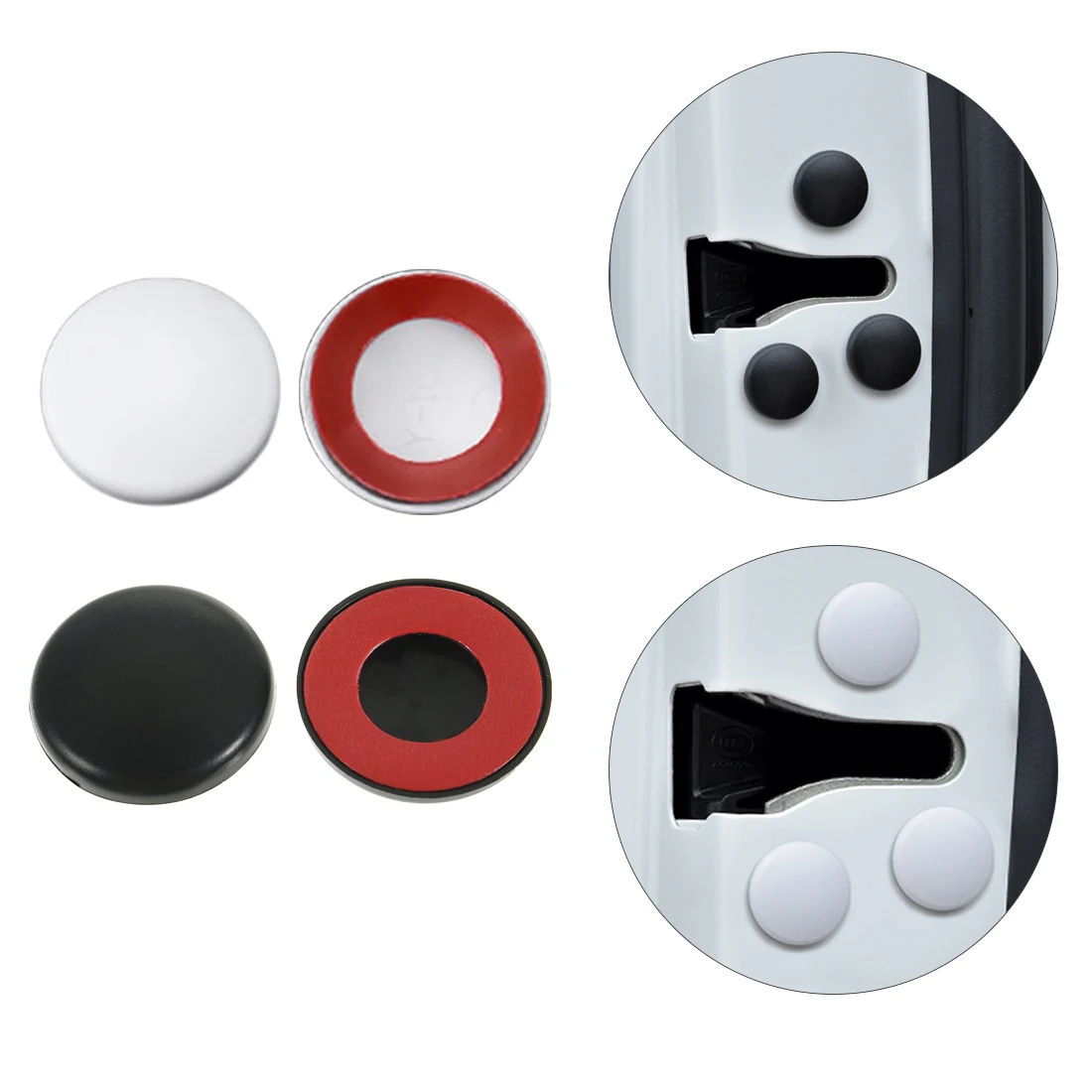 

Lock Screw Interior Parts Auto Replacement Parts car door lock cover Door 12Pcs Universal ABS Plastic Car Interior Door