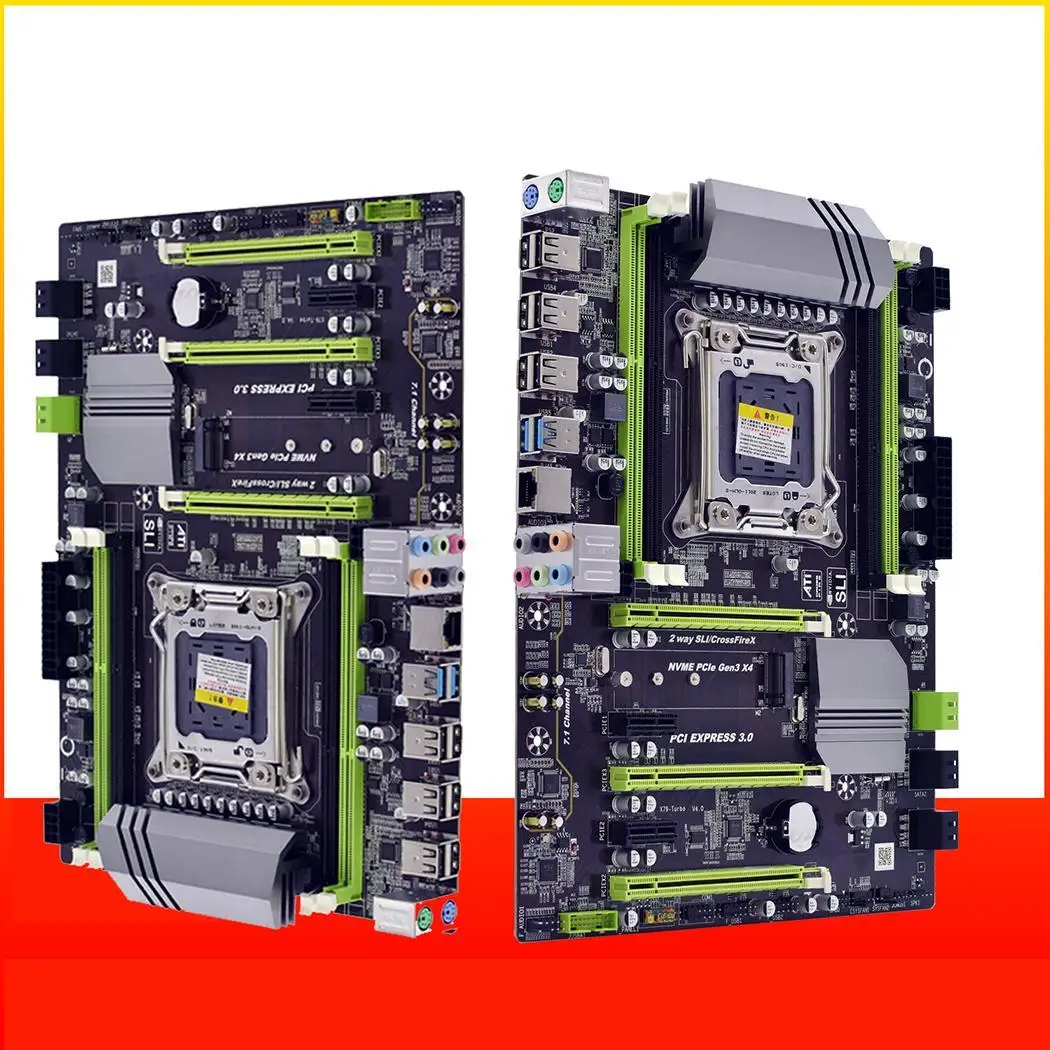 

X79 Desktops Motherboard Sata 3.0 Usb Cpu Computer 4 Channel 1pc 4xDDR3 DIMM 2011 Gaming Support SATA Cable