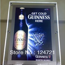 Помимо Дисплей crystal led light box настенное крепление Рамки знаки