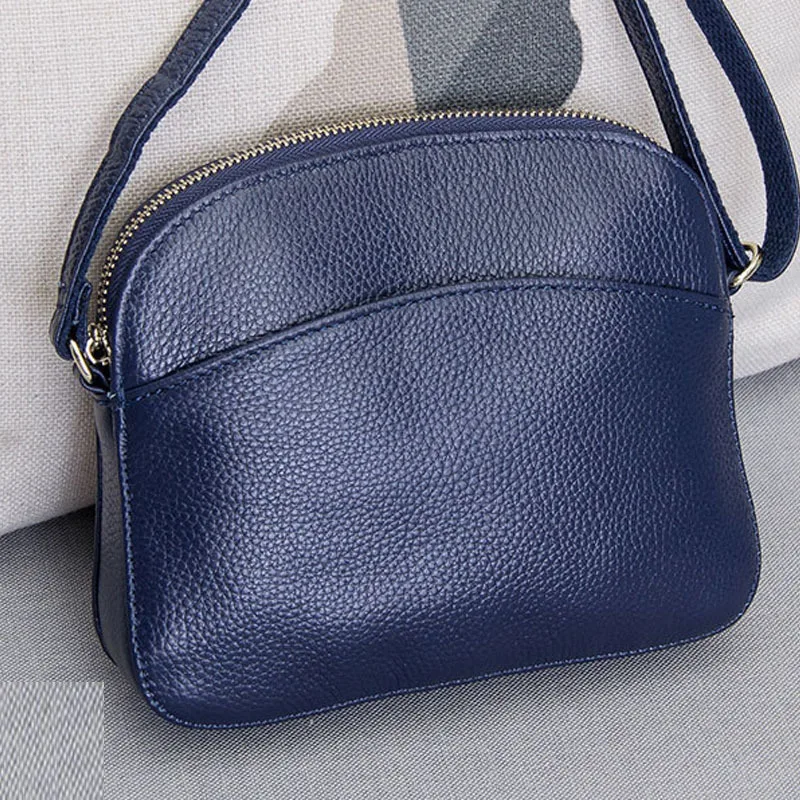 Роскошные оригинальные сумки из коровьей кожи брендовая мягкая сумка из воловьей кожи для женщин сумка из натуральной кожи кошелек высокого качества сумки Maidy - Цвет: Темно-синий