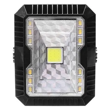 

5W Outdoor Solar LED Flood Light Camping Lantern Camping Tent Lights Portable Flashlight USB Rechargable