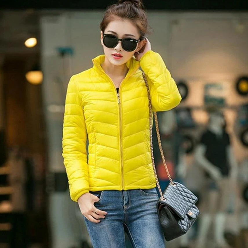 Chaquetas de invierno L XL XXL 2XL talla grande chaqueta ajustada con estilo de mujer acolchado grueso Parkas|Parkas| - AliExpress