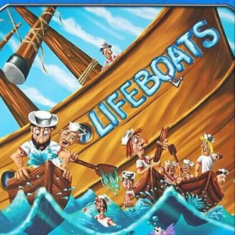 

LIFEBOATS Board Game Puzzle Cards Games English/Chinese Edition Funny Game For Party/Family