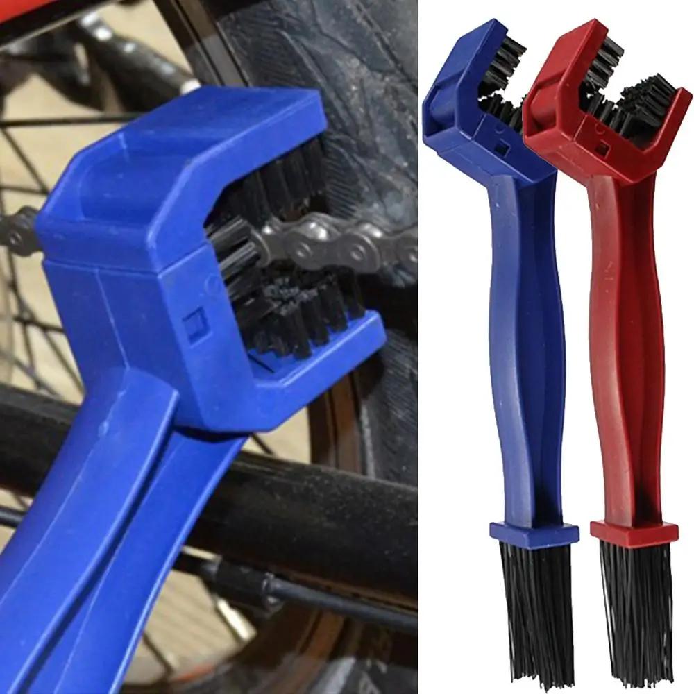 Top Plastic Cycling Motorcycle Bicycle Chain Clean Brush Gear Grunge Brush Cleaner Outdoor Cleaner Scrubber Tool 13