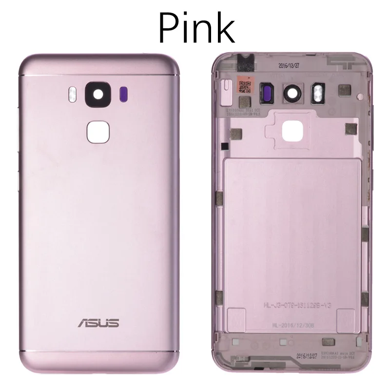 Задняя крышка для ASUS Zenfone 3 Max ZC553KL на батарею золотой - Цвет: Pink